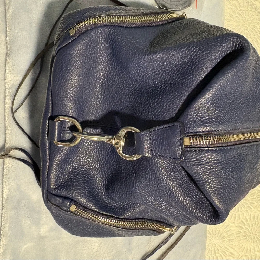 Rebecca Minkoff Navy Blue Backpack - Picture 10 of 11